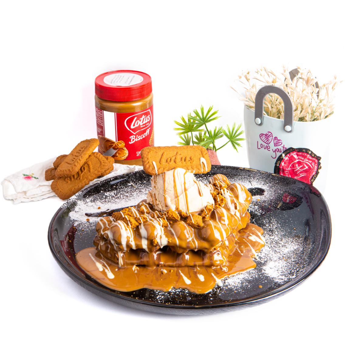 Waffle Lotus croquant