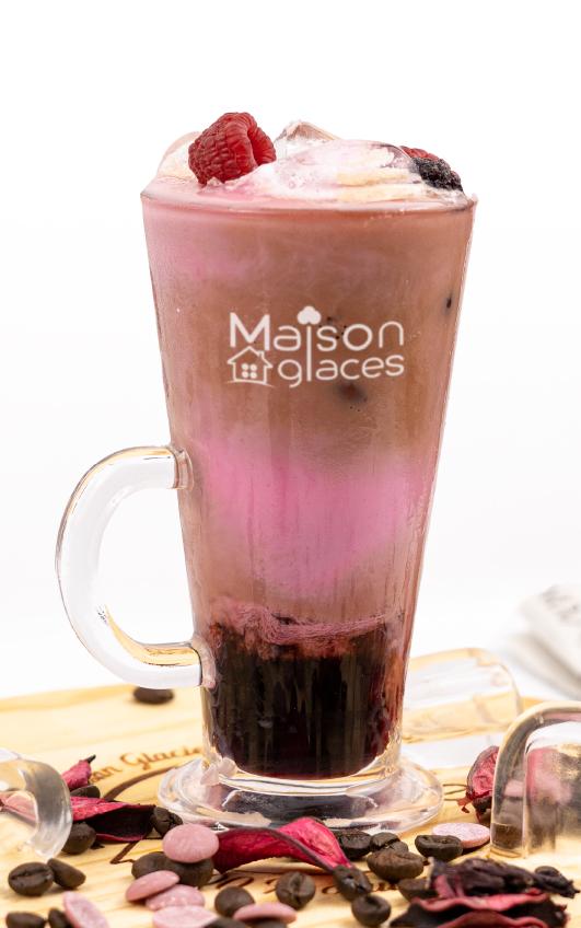 Latte Macchiato Aux Fruits Rouges