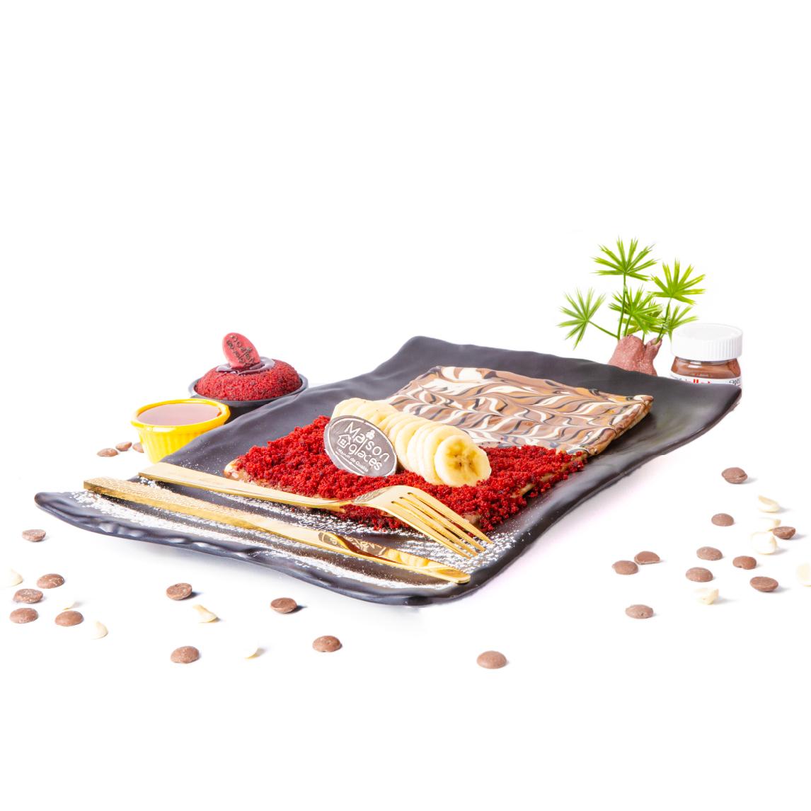 Crêpe Nutella Red Velvet