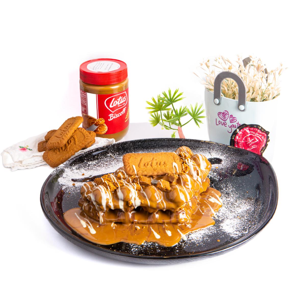 Waffle Lotus croquant